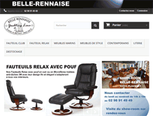 Tablet Screenshot of belle-rennaise.com